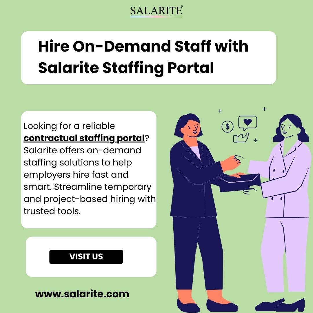 Hire On-Demand Staff with Salarite Staffing Portal